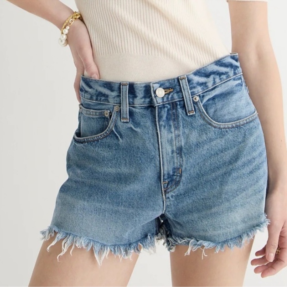 NWT J crew relaxed denim shorts Baxter street wash women’s size 26